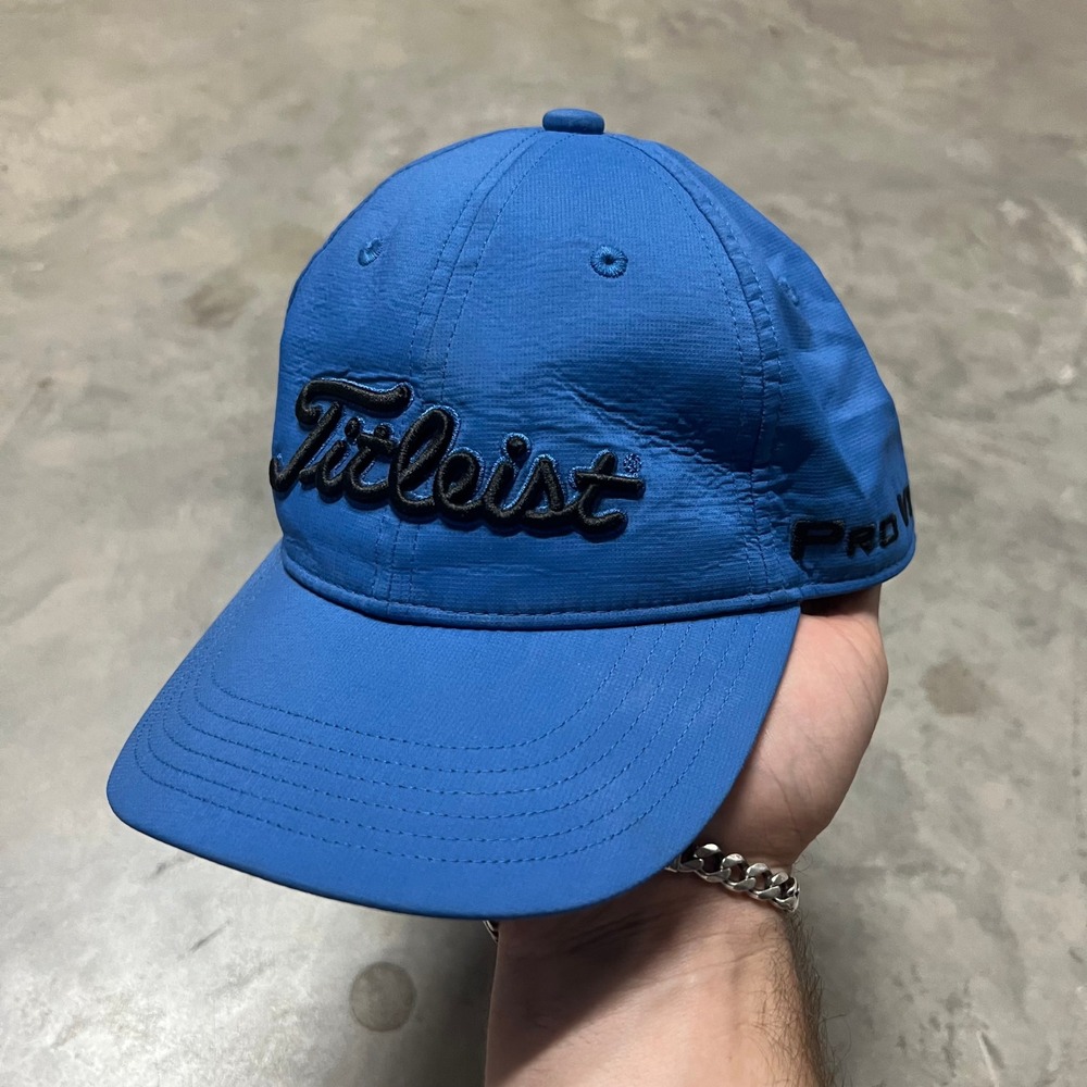 Titleist Youth Golf Hat Blue Pro V1 FootJoy Adjustable Performance Cap TH8AJRP